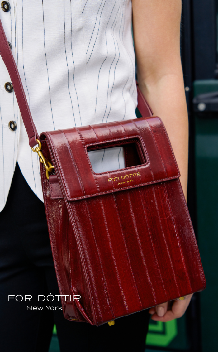 GABRÍEL IN BURGUNDY EEL