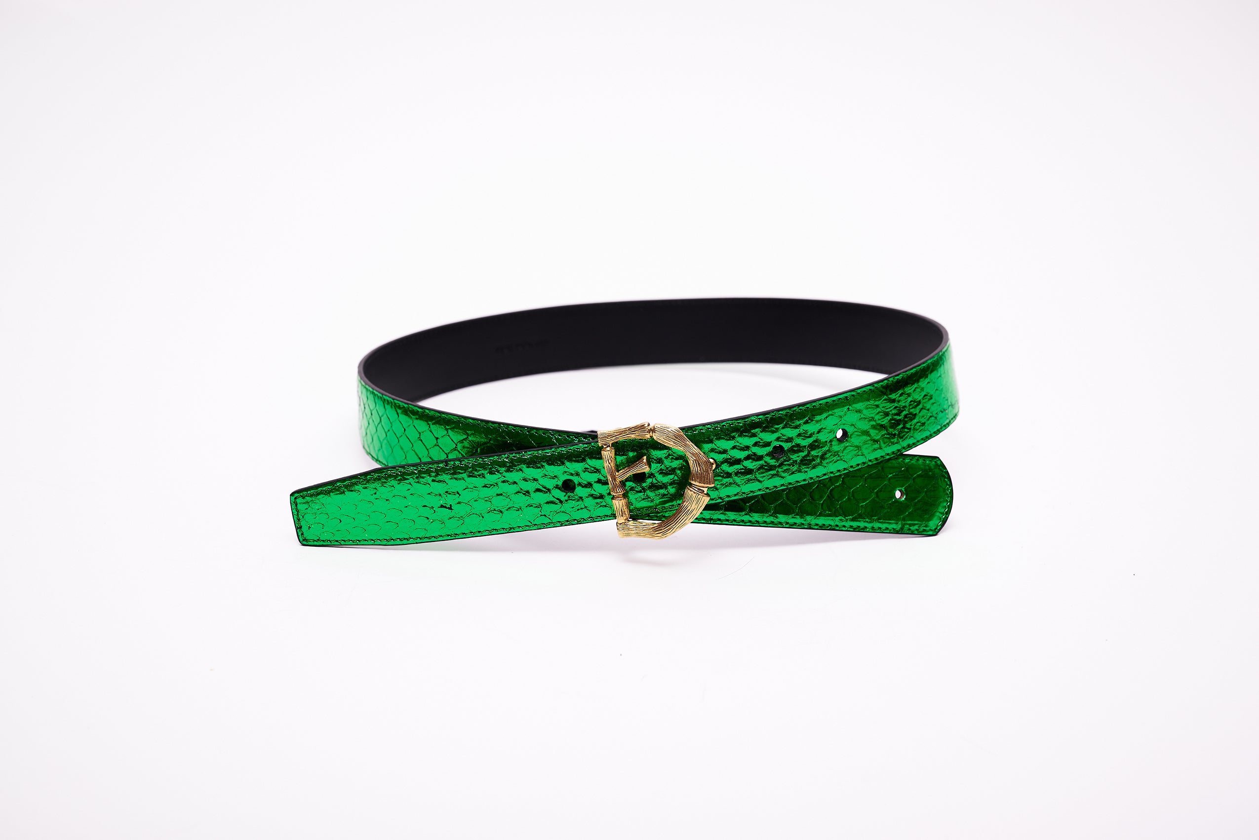 POLARIS IN GREEN METALLIC WATER SNAKE